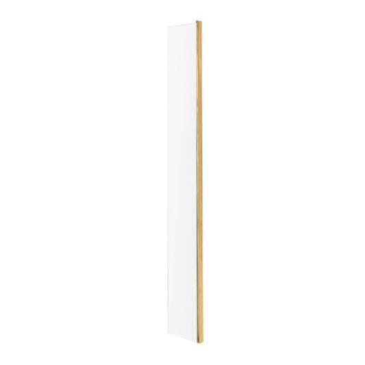 Fairford Brushed Brass 215mm Fixed Return Screen