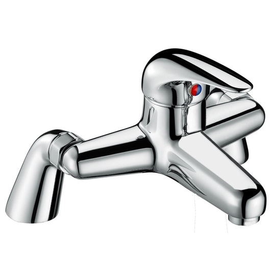 Fairford Contract Single Lever Bath Filler, Raised Mounts