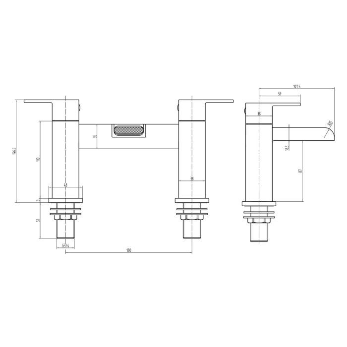 Fairford Rena Bath Filler