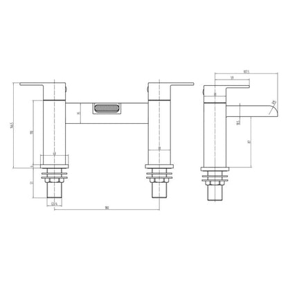 Fairford Rena Bath Filler