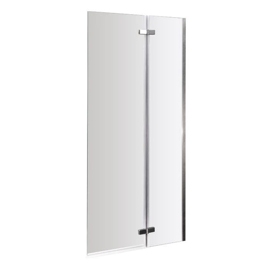 Fairford 5mm Straight Shower Bath Screen, Central Hinge