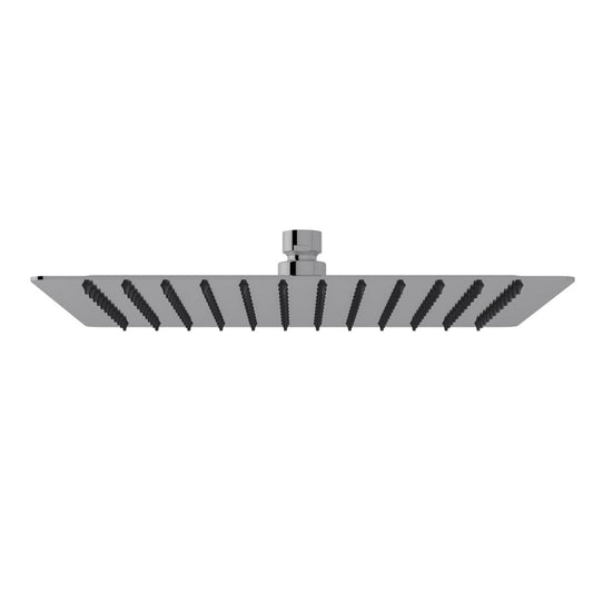 Fairford Una 200 x 200mm Square Overhead Shower Head, Chrome