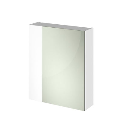 Fairford Union 600mm Slimline White Single Door Mirror Unit