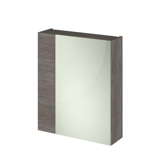 Fairford Union 600mm Slimline Grey Single Door Mirror Unit