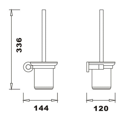 Fairford Riena Toilet Brush and Holder