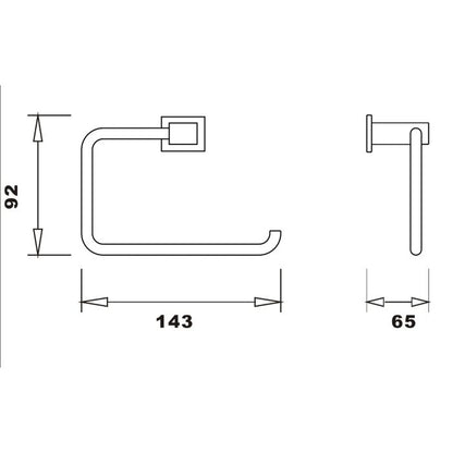 Fairford Brent Toilet Roll Holder