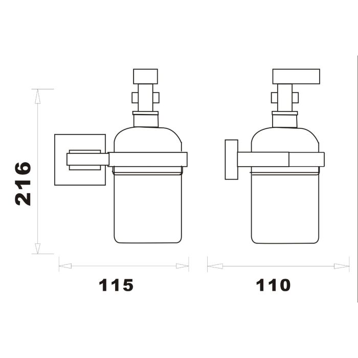 Fairford Cove Soap Dispenser and Holder