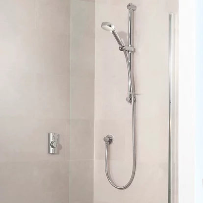 AQUALISA VISAGE GRAVITY-PUMPED REAR-FED CHROME THERMOSTATIC SMART SHOWER