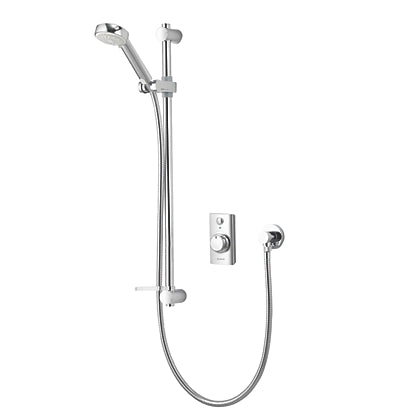 AQUALISA VISAGE GRAVITY-PUMPED REAR-FED CHROME THERMOSTATIC SMART SHOWER