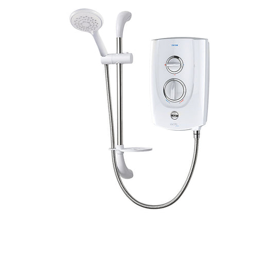 TRITON EXCITE PLUS WHITE / CHROME 9.5KW ELECTRIC SHOWER