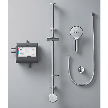 MIRA ACTIVATE HP/COMBI CEILING-FED SINGLE OUTLET CHROME THERMOSTATIC DIGITAL MIXER SHOWER