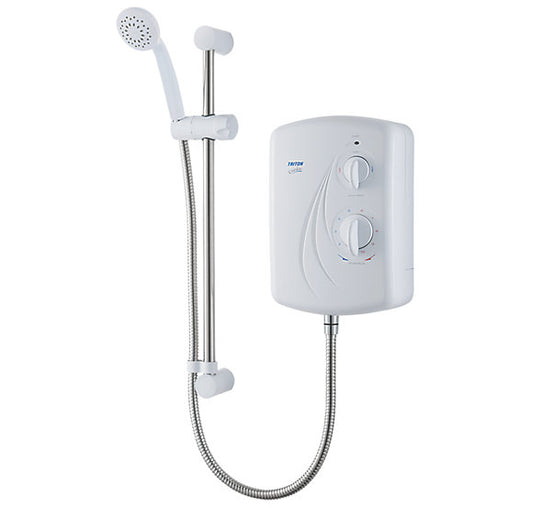 TRITON ENRICH WHITE 8.5KW MANUAL ELECTRIC SHOWER