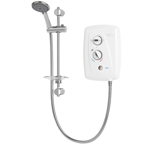 Triton T80 Easi-Fit + White / Chrome 7.5kW Electric Shower