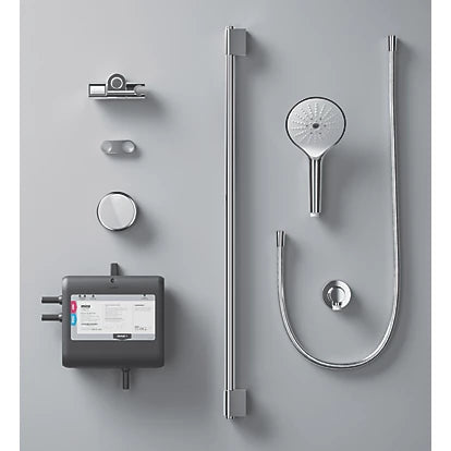 MIRA ACTIVATE HP/COMBI REAR-FED SINGLE OUTLET CHROME THERMOSTATIC DIGITAL MIXER SHOWER