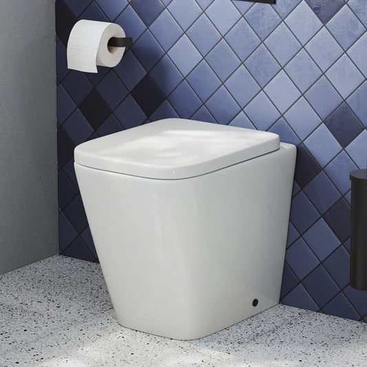 Rimless Back to Wall Toilet & Soft Close Seat