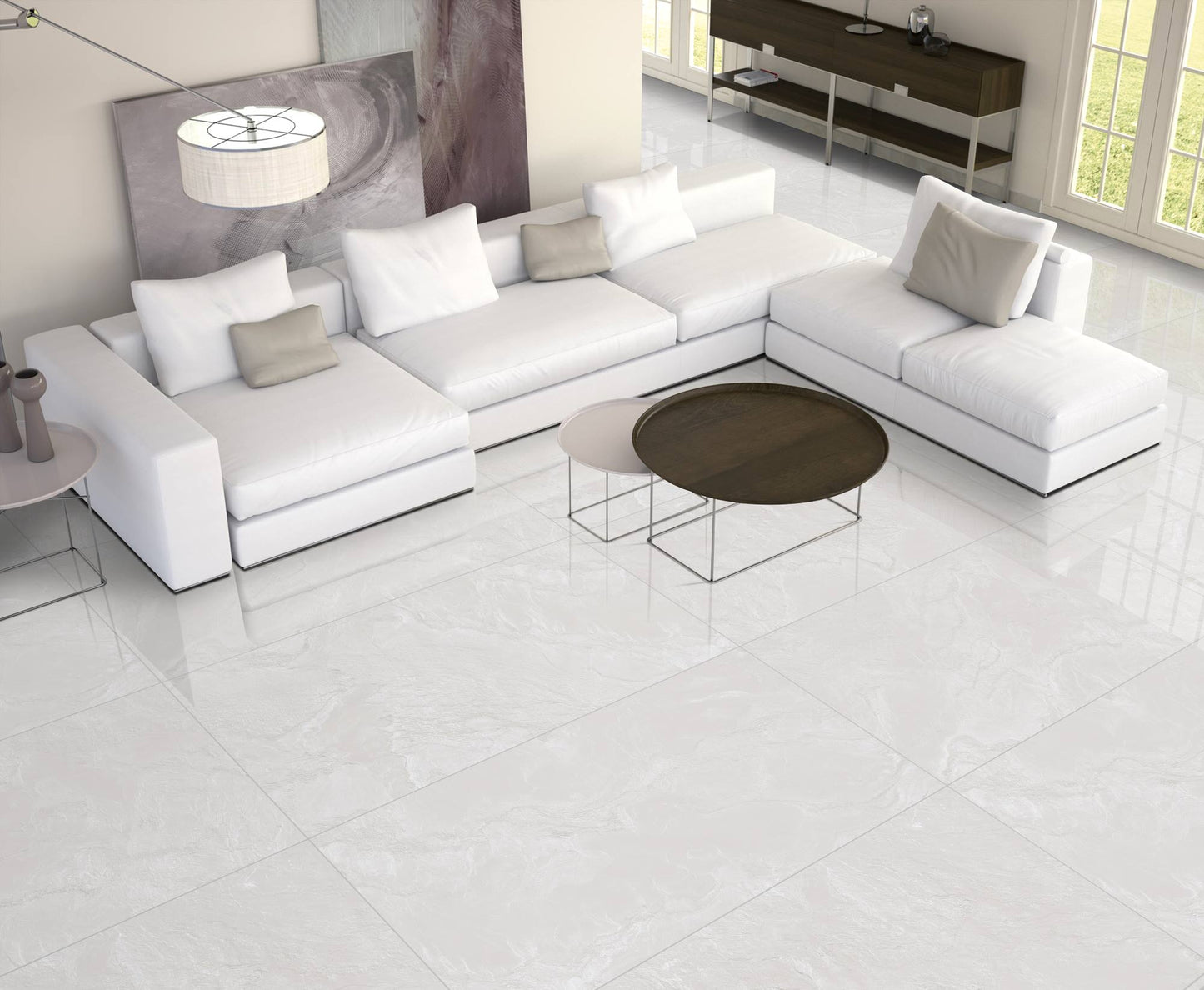 Bathroom - Tile - ALLURE GREY | Polished Porcelain Body