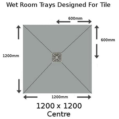 Wetroom Shower Tray Only