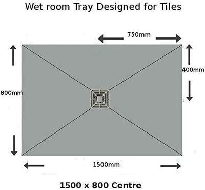 Wetroom Shower Tray Only