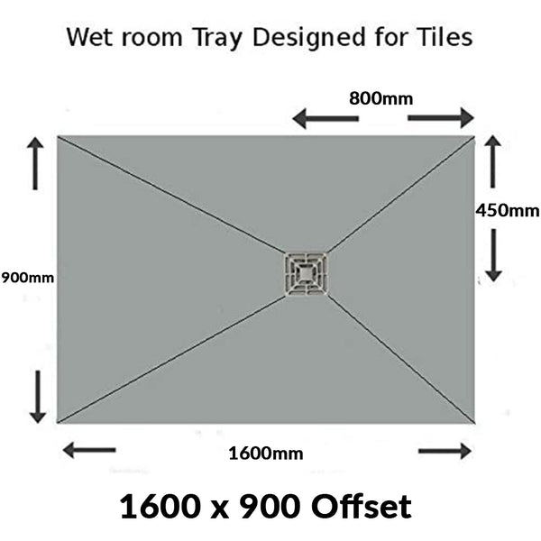 Wetroom Shower Tray Only