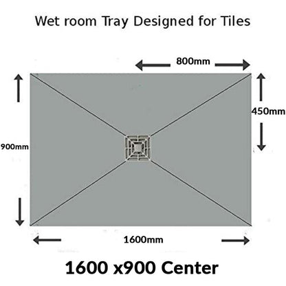 Wetroom Shower Tray Only