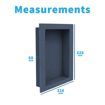 Shower Niche - Tileable Shelf, Wet Room Alcove Recess, Waterproof Storage