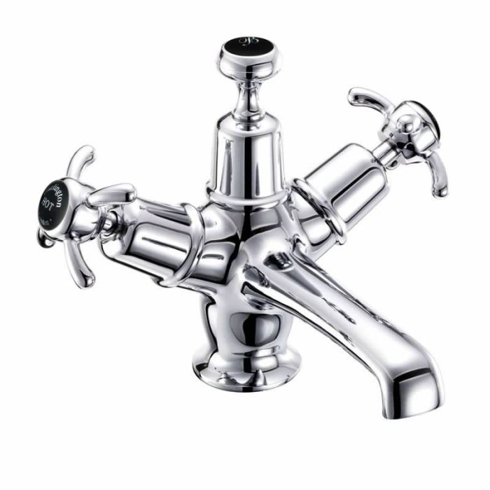 Burlington Anglesey Basin Mixer and Waste with Various Finish Options