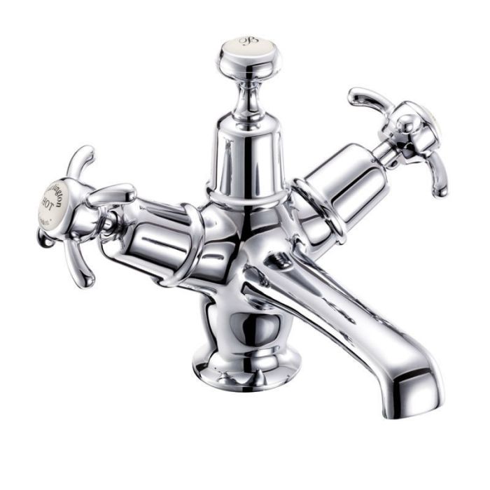 Burlington Anglesey Basin Mixer and Waste with Various Finish Options