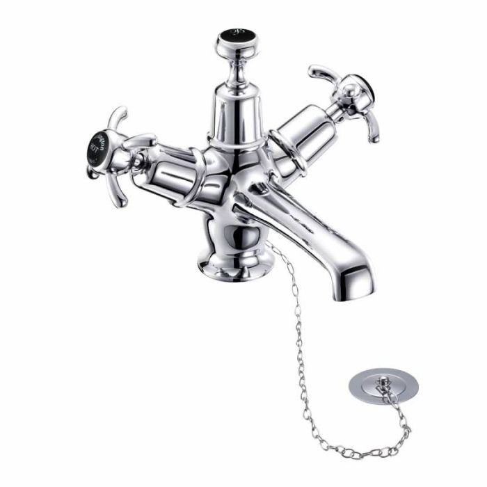 Burlington Anglesey Basin Mixer and Waste with Various Finish Options