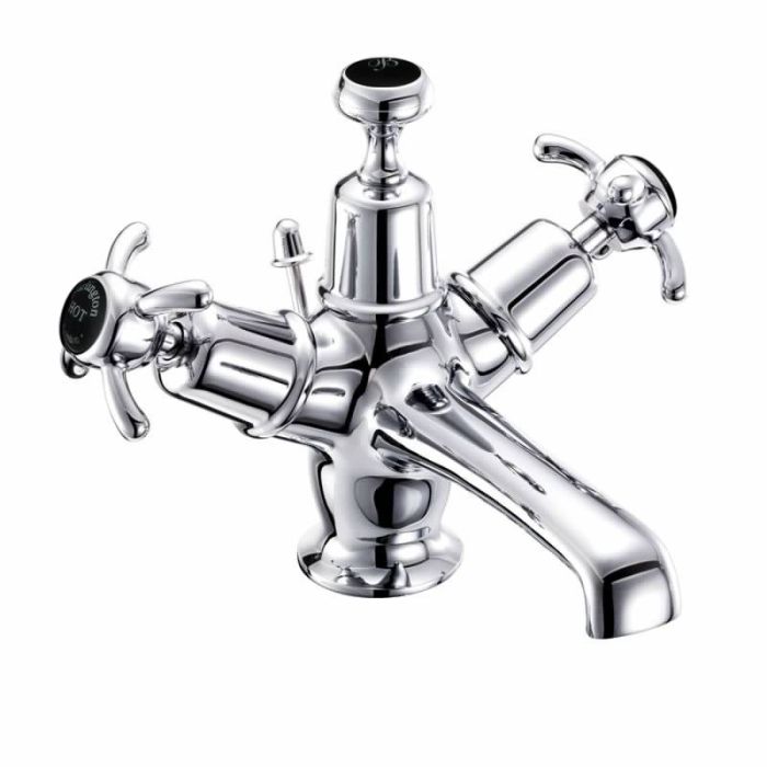 Burlington Anglesey Basin Mixer and Waste with Various Finish Options