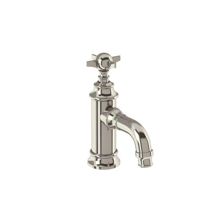 Burlington Arcade Mini Basin Mixer with Crosshead Handle - Various Finish Options