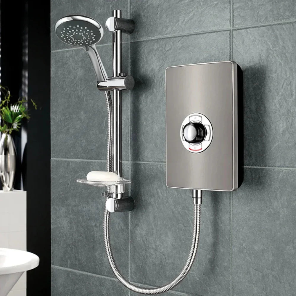 Triton - Aspirante 8.5kw Electric Shower - Gun Metal