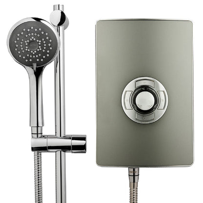 Triton - Aspirante 8.5kw Electric Shower - Gun Metal