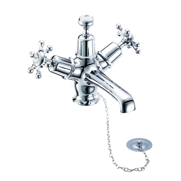 Burlington Birkenhead Basin Mixer with Waste - Various Finish Options