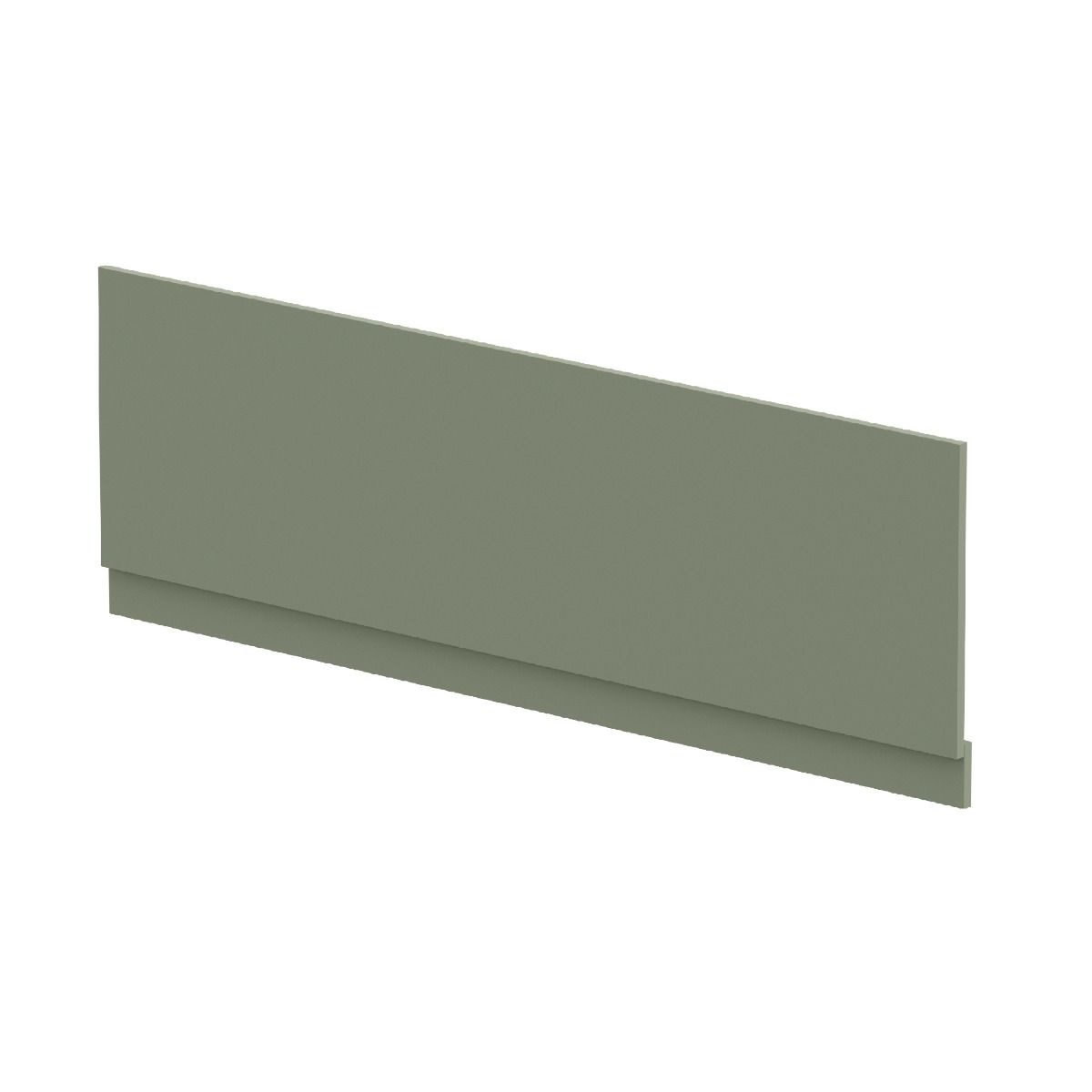 Fairford Satin Green 1700mm Bath Panel with Plinth