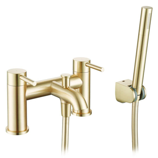 Fairford Element Brushed Brass Bath Shower Mixer