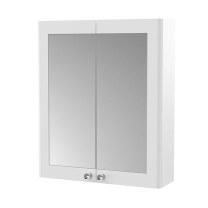 Fairford Laurel 2.0 600mm Satin Mirror Cabinet