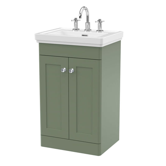 Fairford Laurel 2.0 500mm Floor Standing Vanity Unit - 3 Tap Hole