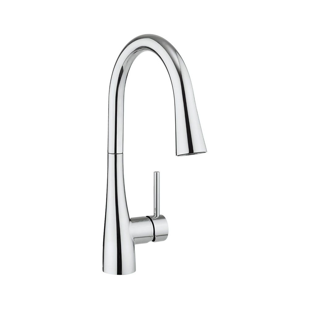 Crosswater Cook Side Lever Kitchen Mixer with Concealed Dual Function Spray