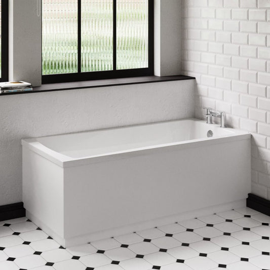 Luxe Dunsford Single Ended Straight Bath