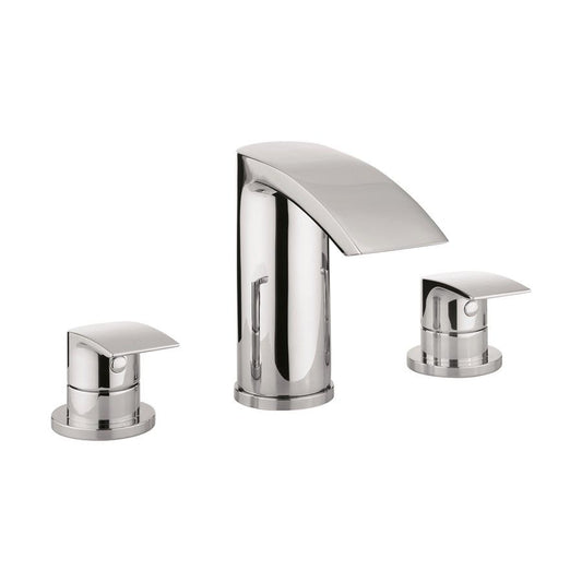 Crosswater Flow 3 Hole Bath Tap Set