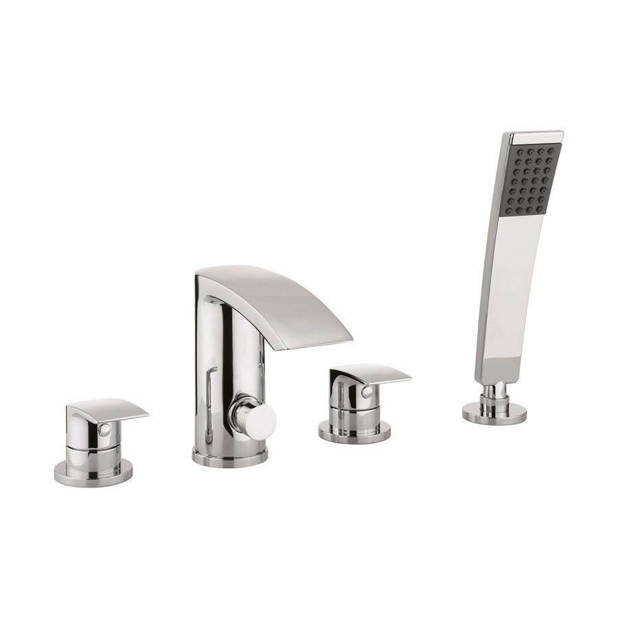 Crosswater Flow 4 Hole Bath Shower Mixer