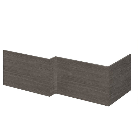 Fairford MDF Grey Avola L Shape Side Panel, 1700mm