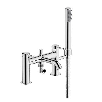 Britton Bathrooms Hoxton Chrome Bath Shower Mixer