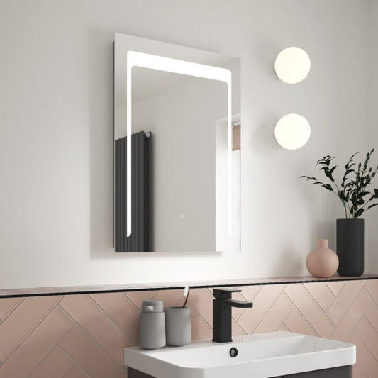 Fairford Cari 500 x 700mm LED Touch Sensor Mirror