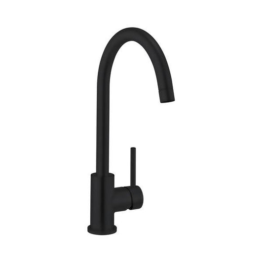 Crosswater MPRO Matt Black Side Lever Kitchen Mixer