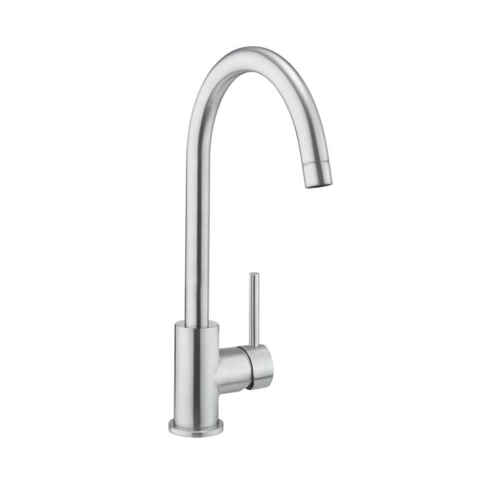 Crosswater MPRO Stainless Steel Side Lever Kitchen Mixer