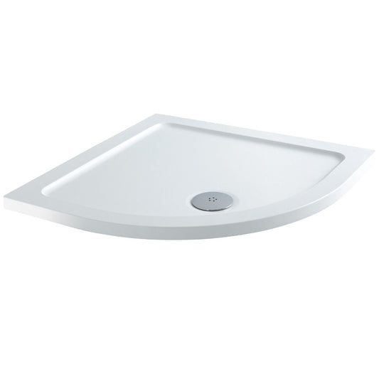 Fairford Square Quadrant Low Level Shower Trays, Side Waste