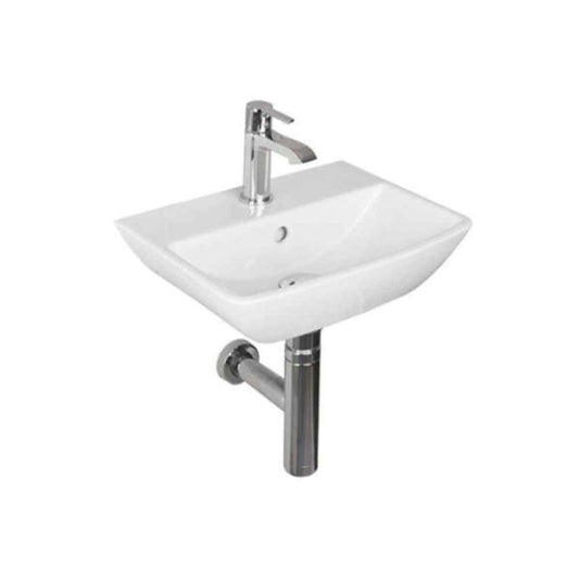 RAK Summit Wall Hung Cloakroom Basin 400mm 1 Tap Hole White