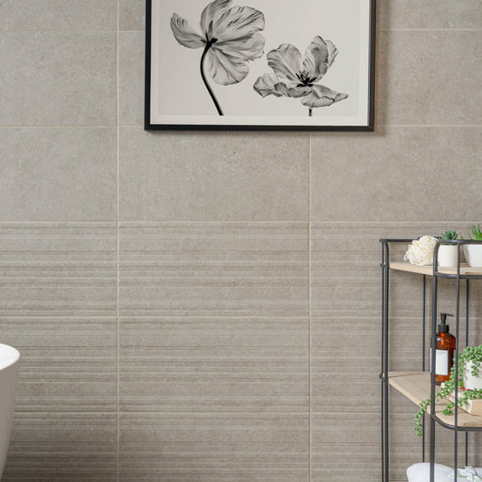 Tony Taupe Matt Porcelain Wall and Floor Tile