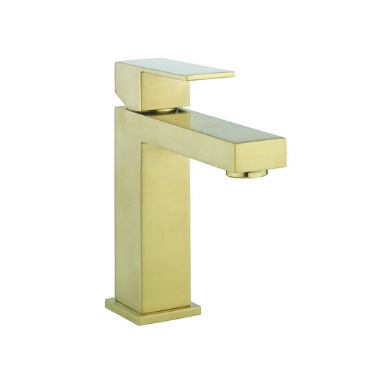 Crosswater Verge Brushed Brass Basin Mixer